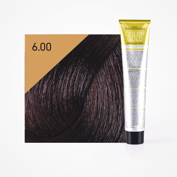 Colorante Dourado sem amônia 100ml - Design Look : 6.00 Rubio Oscuro Intenso - 1