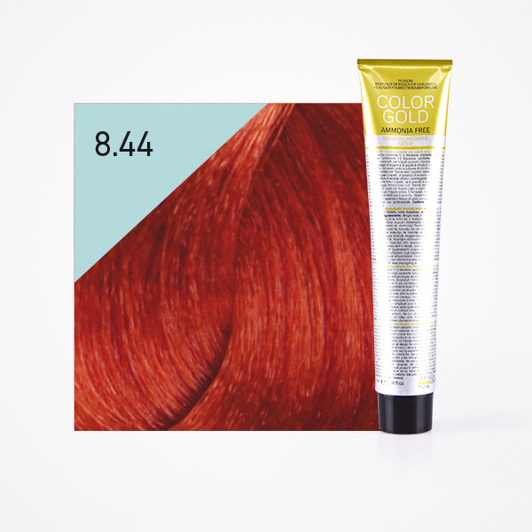 Colorante Dourado sem amônia 100ml - Design Look : 8.44 Rubio Claro Cobre Intenso - 1