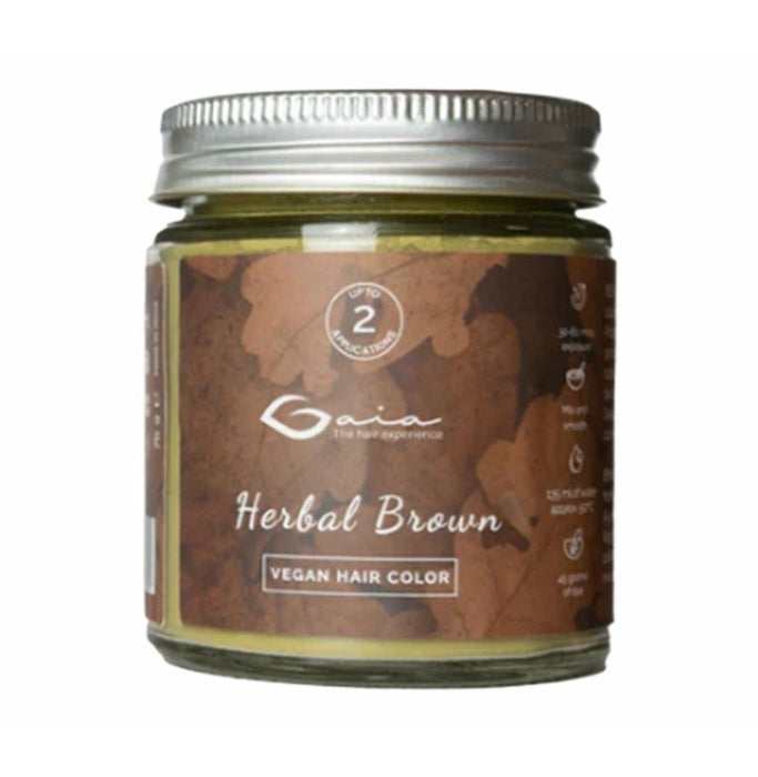 Henna Herbal Castanho - 75gr - Gaia Henna - 1