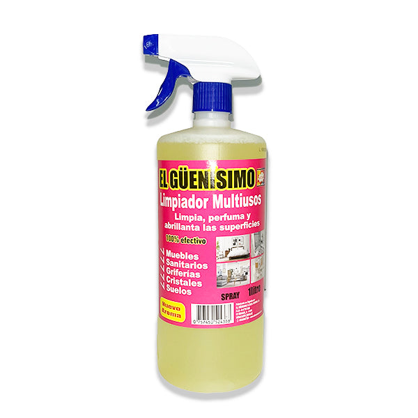 Pack 3 Limpadores - Multifuncional, Limpa-vidros e Especial para Móveis - 3x 1000ml - El Guenisimo - 4