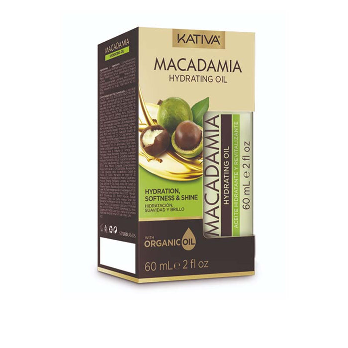 Óleos Essenciais - Óleo Hidratante de Macadâmia 60 ml - Kativa - 1