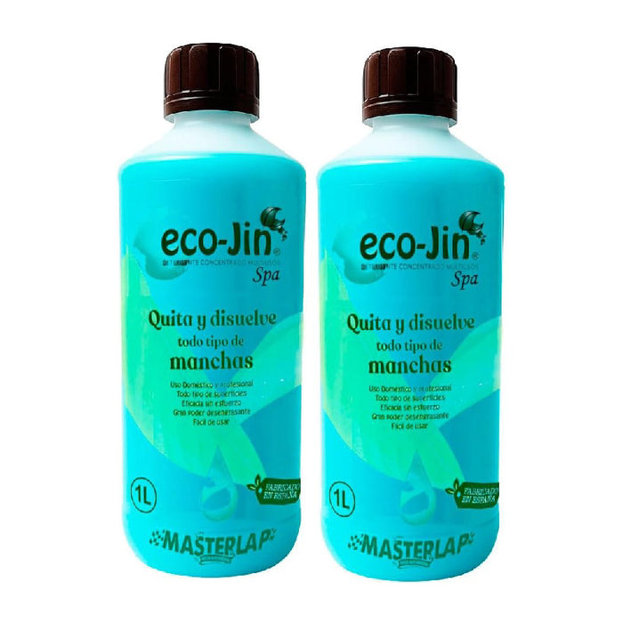 Limpador multiuso concentrado Removedor de Manchas - Spa 2x1000ml - Eco-jin - 1
