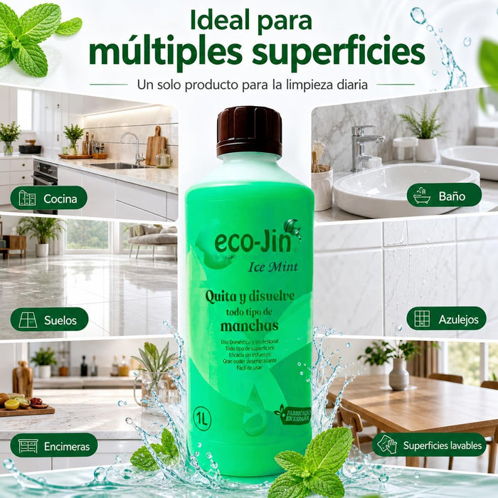 Limpador Multiuso Concentrado Ice Mint - 1 litro - Eco-jin - 1