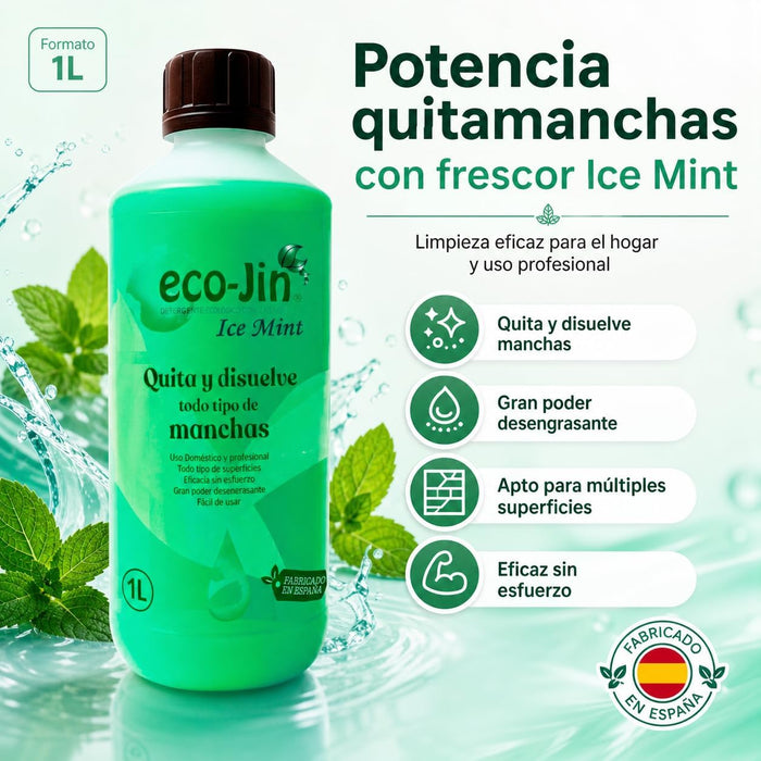 Limpador Multiuso Concentrado Ice Mint - 1 litro - Eco-jin - 3