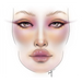 Face Chart PRO - Modelo de Rosto para Maquiagem - Facechart - 2