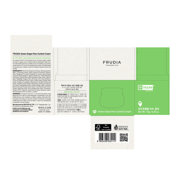 Creme de Controle de Poros de Uva - Frudia - 1