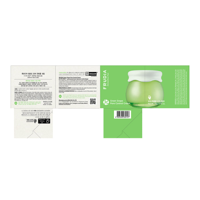 Creme de Controle de Poros de Uva - Frudia : 55 gramos - 1