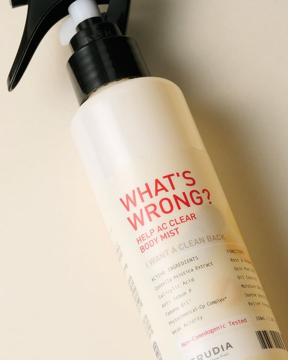 Névoa corporal O que há de errado ajuda a limpar a acne - Frudia - 2