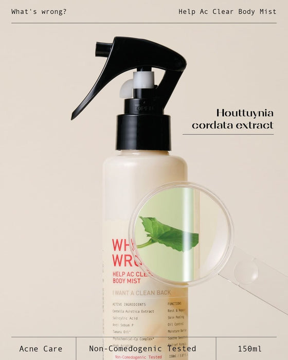 Névoa corporal O que há de errado ajuda a limpar a acne - Frudia - 3