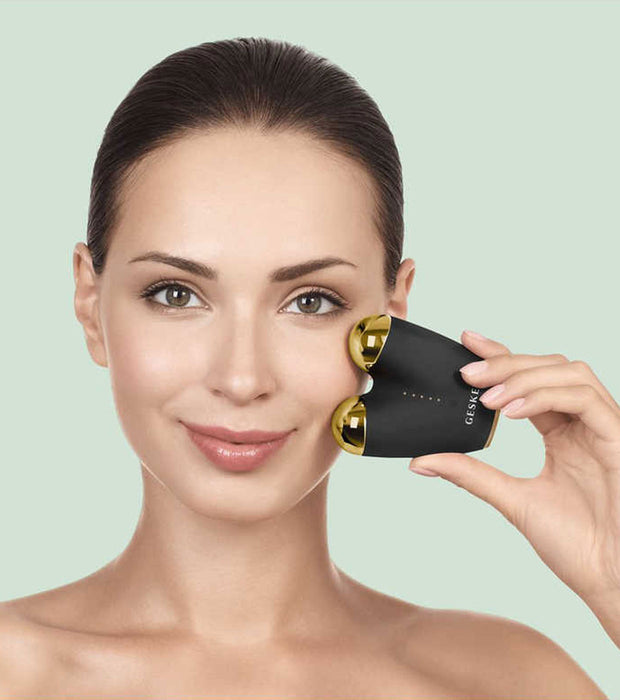 Levantador de Rosto de Microcorrente 6 em 1 Massageador Facial - Geske : Black Gold - 3