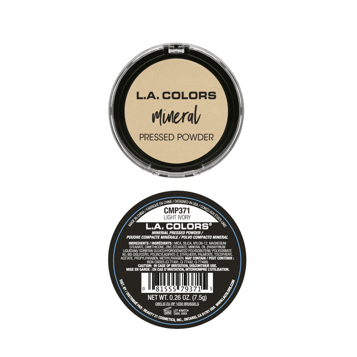 Pó Compacto Mineral - L.A. Colors : Light Ivory - 2