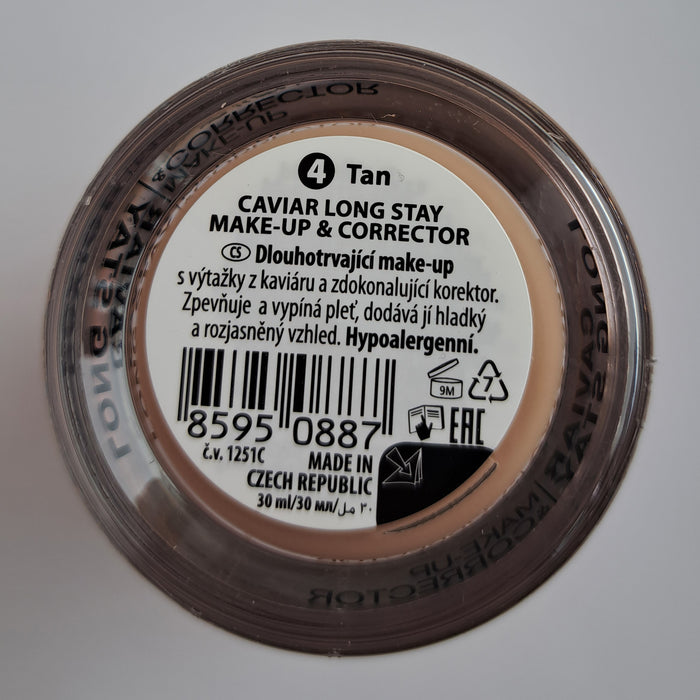 Maquiagem e corretivo - Caviar Long Stay - Dermacol : Base de maquillaje y corrector caviar - 04 - 2