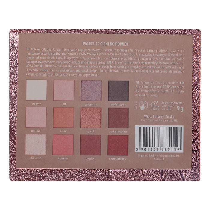 Paleta de Sombras Nudettitude - Wibo - 4