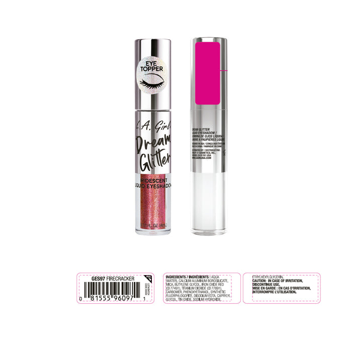 Sombra Líquida Dreamy Glitter - L.A. Girl : Firecracker - 2