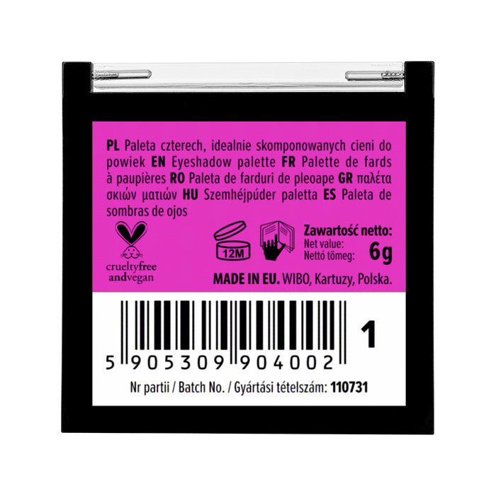 Paleta de sombras Wibo Quattro - Wibo : 1 - 2