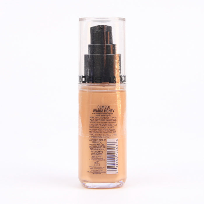 Base Líquida - Verdadeiramente Matte - L.A. Colors : Warm Honey - 2