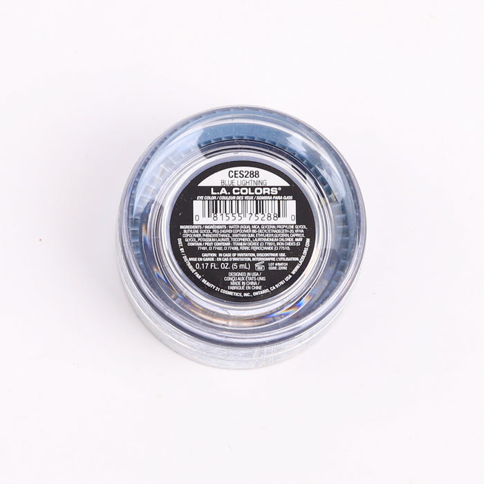 Gelly Glam Metallic Sombra Creme - L.A. Colors : Blue Lightning - 2
