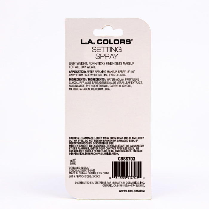 Spray de fixação - L.A. Colors - 2