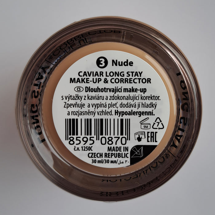 Maquiagem e corretivo - Caviar Long Stay - Dermacol : Base de maquillaje y corrector caviar - 03 - 2