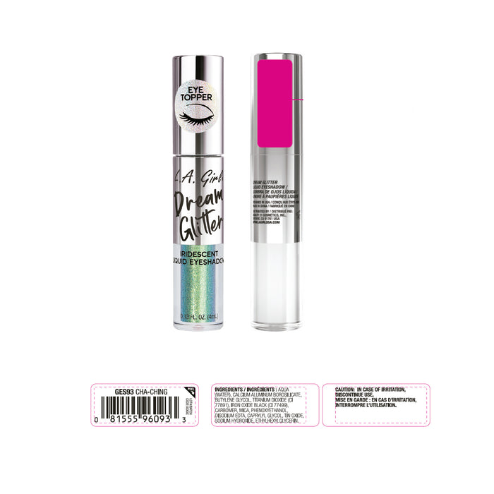 Sombra Líquida Dreamy Glitter - L.A. Girl : Cha-ching - 2