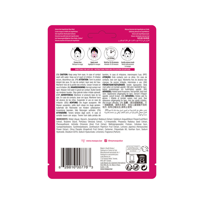 Máscara Facial Hidratante de Tubarão - Animalz - 2