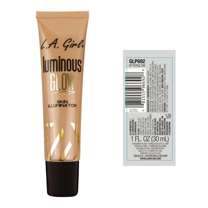 Iluminador Líquido -luminous Glow Skin Illuminator - L.A. Girl : Afterglow - 2