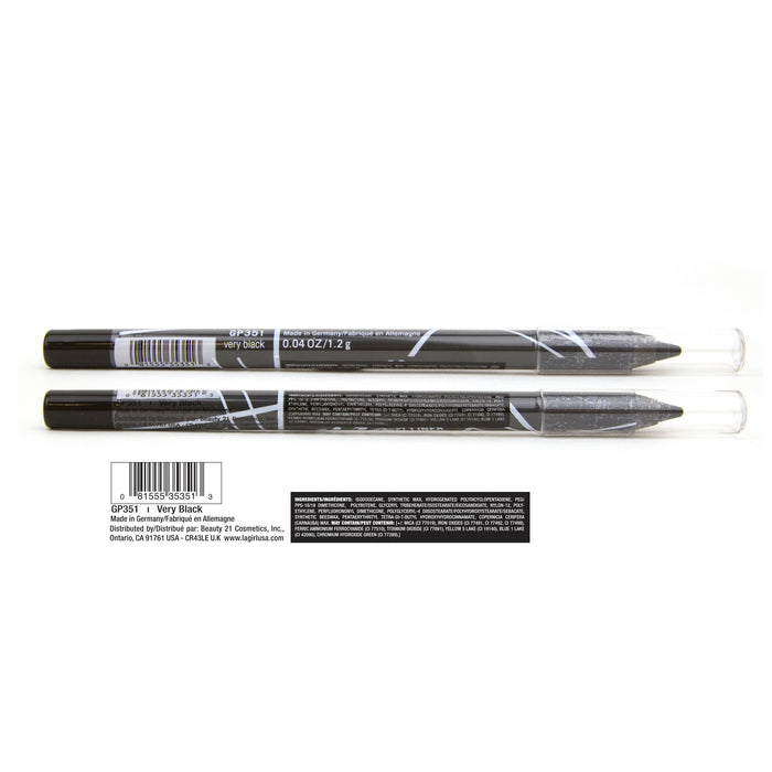 Lápis Delineador Gel Glide - L.A. Girl : Very Black - 2