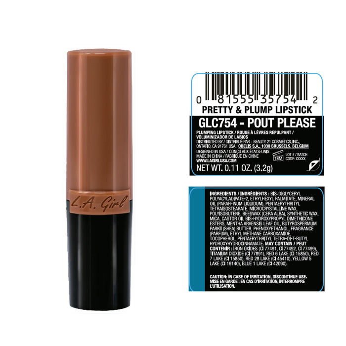 La Girl Labial Bonita e Rechonchuda - L.A. Girl : Pout Please - 2