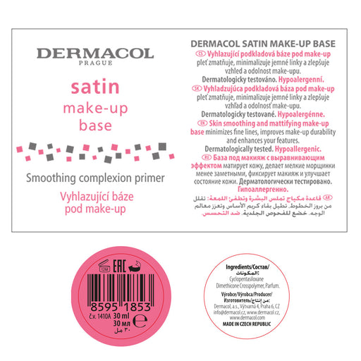 Primer de maquiagem acetinado 30 ml - Dermacol - 2
