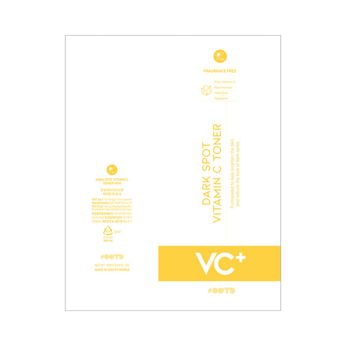 Tônico Vit C para Manchas Escuras - Ootd - 2