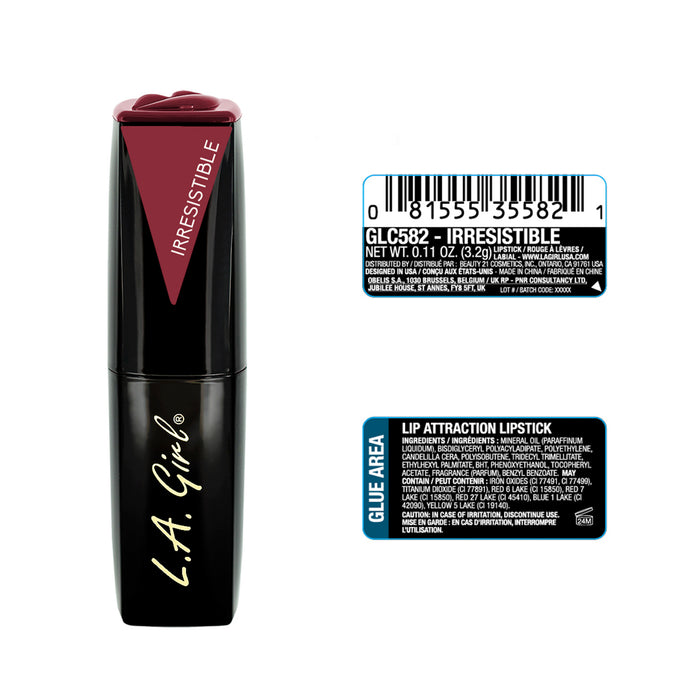 Barra de Labios - Lip Attraction - La Girl - L.A. Girl : Irresistible - 2