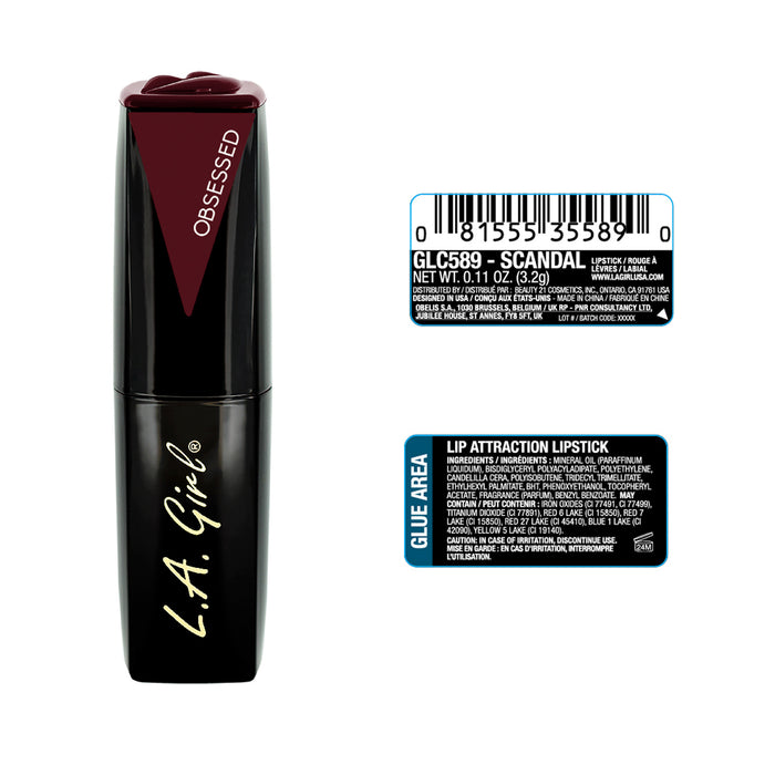 Barra de Labios - Lip Attraction - La Girl - L.A. Girl : Scandal - 2