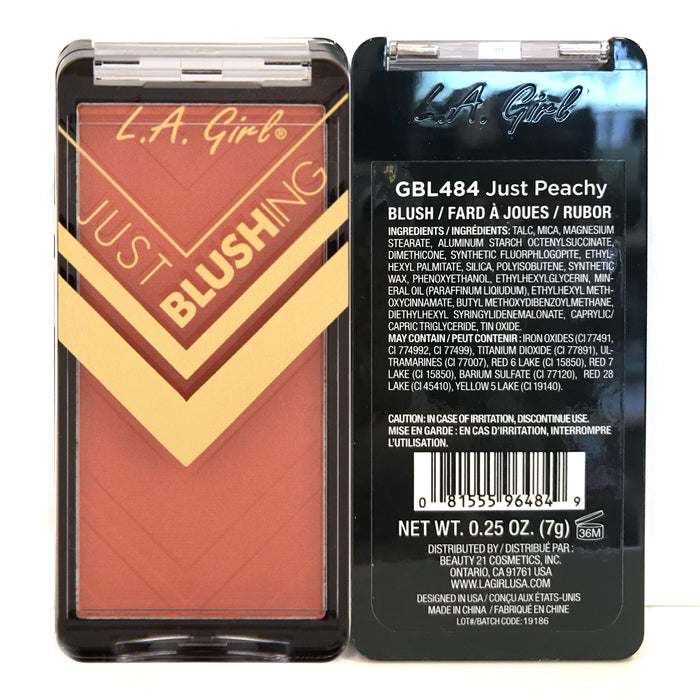 Colorete - Apenas corando - L.A. Girl : Just Peachy - 2