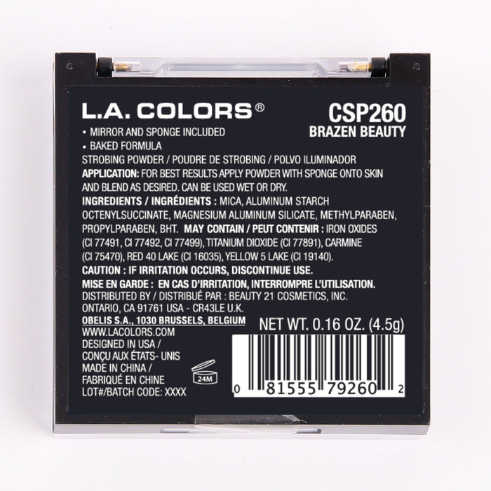 Iluminador em Pó Strobing - L.A. Colors : Brazen Beauty - 2