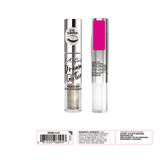 Sombra Líquida Dreamy Glitter - L.A. Girl : Aura - 2