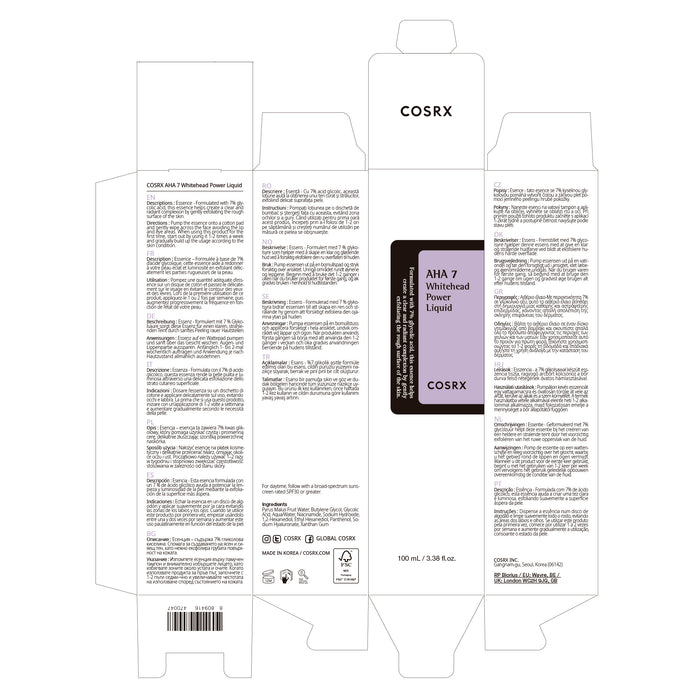 Aha 7 Líquido de Potência para Cravos Brancos - Cosrx - 4