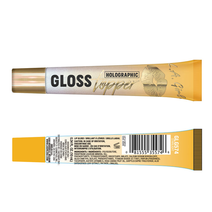 Gloss holográfico Topper Lip Gloss - L.A. Girl : Starlight - 3