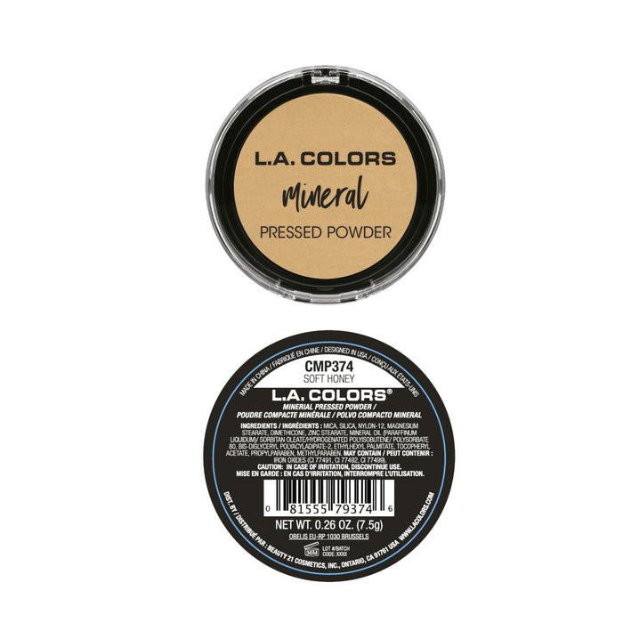 Pó Compacto Mineral - L.A. Colors : Soft Honey - 2