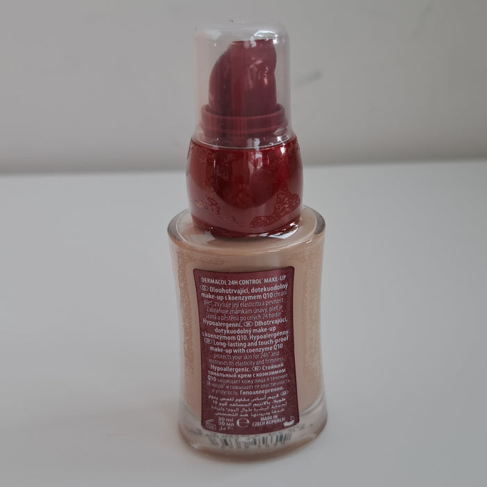 Maquiagem de longa duração com Q10 - Controle de 24 horas de longa duração - Dermacol : Base de maquillaje 24h control long lasting - 01 - 4