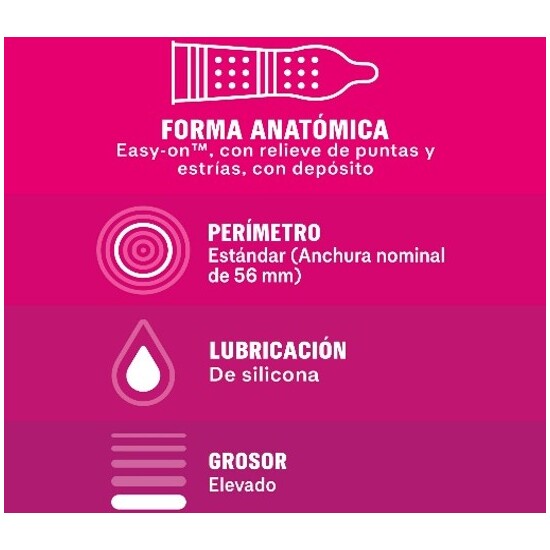 Durex Me Dê Prazer 3 Unidades - Durex - 3