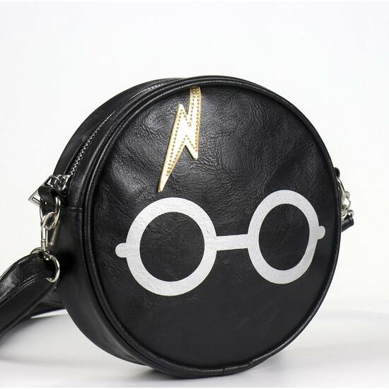 Bolsa tiracolo de couro sintético Harry Potter preta - Cerdá - 3