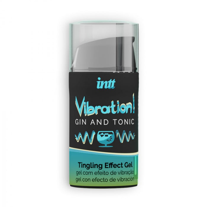 Vibrador Líquido Vibrante Gin Tonic 15ml - Intt - 1