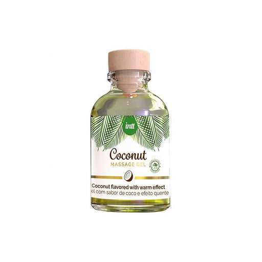 Gel de Massagem Vegano Beijável Coco 30ml - Intt - 1