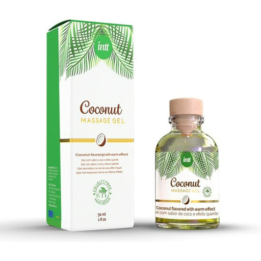 Gel de Massagem Vegano Beijável Coco 30ml - Intt - 1