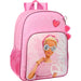 Mochila de 33 cm Adapt.carro Barbie "Girl" - Safta - 1