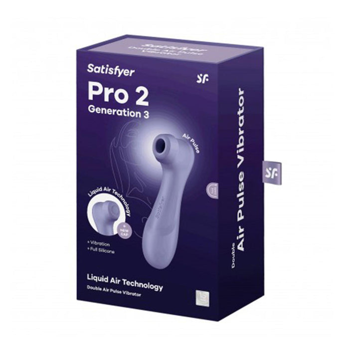 Pro 2 Geração 3 - Vibrador Air Pulse - Violeta - Satisfyer - 1