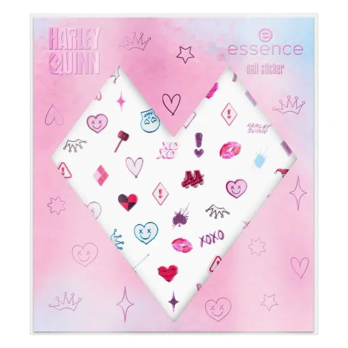 Autocolantes para Unhas - Nail Art - Harley Quinn - Essence - 1