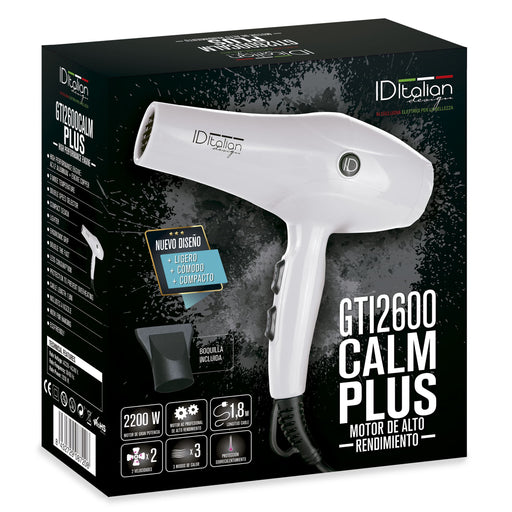 Secador de Pelo Profesional GTI 2600 - Calm Plus - Id Italian Design - 1