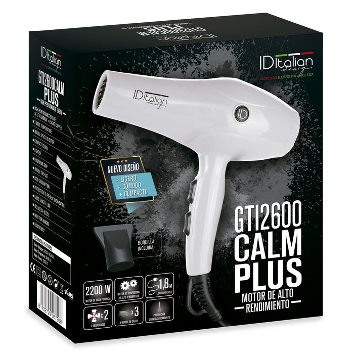 Secador de Pelo Profesional GTI 2600 - Calm Plus - Id Italian Design - 1