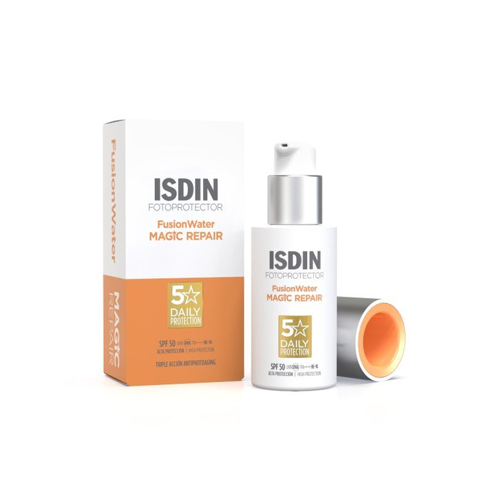 Protetor Solar Facial Fusion Water Magic Repair SPF50 50ml - Isdin - 1